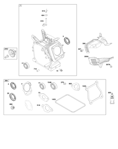 Part Location Diagram of 596996 Briggs and Stratton CYLINDER ASSEMBLY